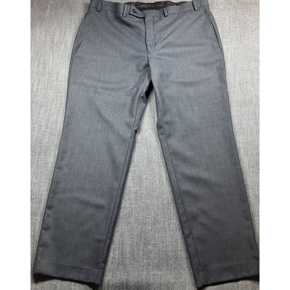Lauren Ralph Lauren Men's 38x30‎ Gray Stretch Dress Classic Fit Workwear